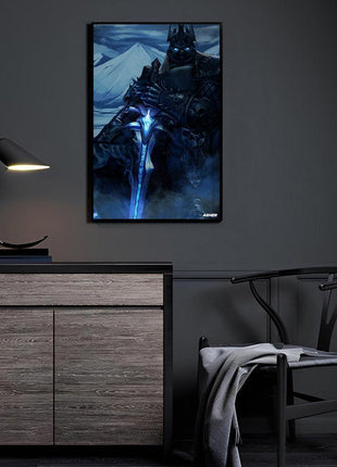 Arthas the Lich King Wall Art | World of Warcraft Fan Art | Snapping Turtle Gallery [variant_option1] Print, Premium Wall Art by Snapping Turtle Gallery
