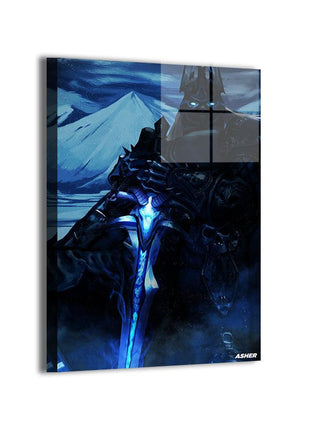 Arthas the Lich King Wall Art | World of Warcraft Fan Art | Snapping Turtle Gallery [variant_option1] Print, Premium Wall Art by Snapping Turtle Gallery