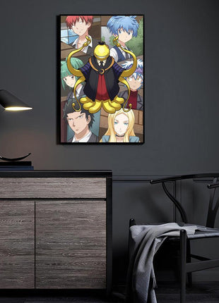 Koro-Sensei Assassination Classroom Wall Art | Acrylic, Metal & Canvas - Snapping Turtle Gallery