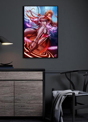 Asuna Art | Acrylic, Metal & Canvas - Snapping Turtle Gallery