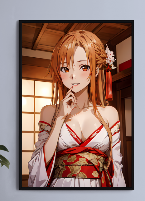 Asuna Wall Art | Sword Art Online Fan Art | Snapping Turtle Gallery - Snapping Turtle Gallery