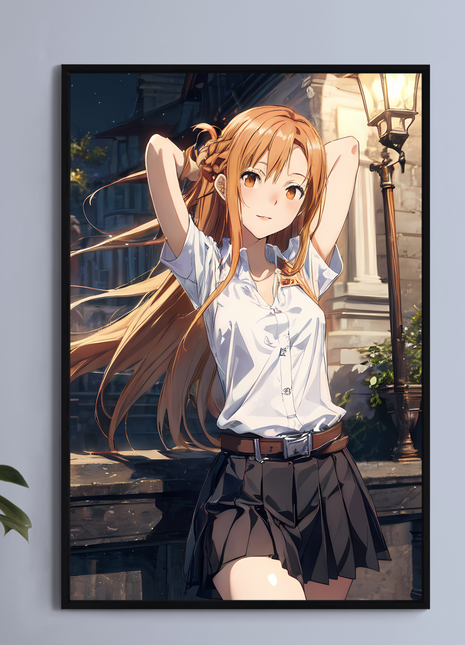 Asuna Wall Art | Sword Art Online Fan Art | Snapping Turtle Gallery - Snapping Turtle Gallery