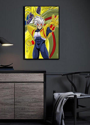 Baby Vegeta Wall Art | Dragon Ball GT HD Acrylic, Metal & Canvas Print - Snapping Turtle Gallery