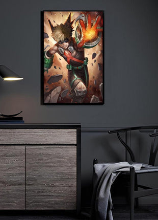 Bakugo Wall Art | My Hero Academia HD Acrylic, Metal & Canvas Print - Snapping Turtle Gallery
