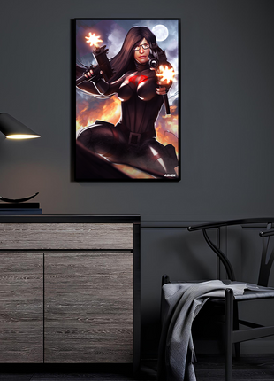 Baroness Firestorm Art | Acrylic, Metal & Canvas [variant_option1] Print, Premium Wall Art by Snapping Turtle Gallery
