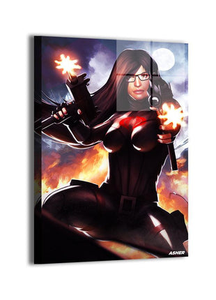 Baroness Firestorm Art | Acrylic, Metal & Canvas [variant_option1] Print, Premium Wall Art by Snapping Turtle Gallery