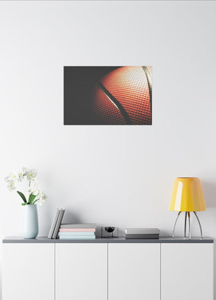 Basketball Art | Acrylic, Metal & Canvas - Snapping Turtle Gallery