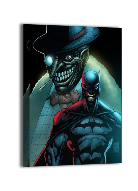 Batman & Penguin Wall Art | DC Comics HD Acrylic, Metal & Canvas Print - Snapping Turtle Gallery