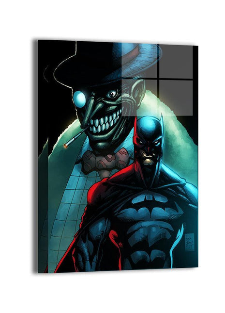 Batman & Penguin Wall Art | DC Comics HD Acrylic, Metal & Canvas Print - Snapping Turtle Gallery