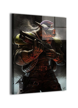 Bebop Wall Art | TMNT Fan Art | Snapping Turtle Gallery [variant_option1] Print, Premium Wall Art by Snapping Turtle Gallery