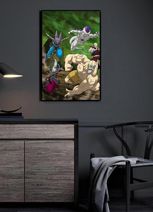 Beerus Whis Wall Art | Dragon Ball Super Acrylic, Metal & Canvas Print - Snapping Turtle Gallery