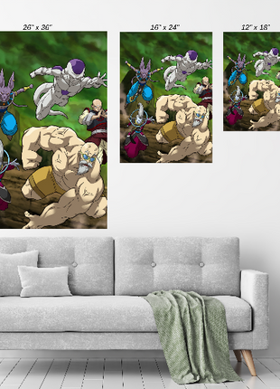 Beerus Whis Wall Art | Dragon Ball Super Acrylic, Metal & Canvas Print - Snapping Turtle Gallery