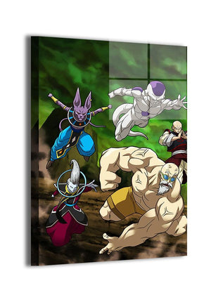 Beerus Whis Wall Art | Dragon Ball Super Acrylic, Metal & Canvas Print - Snapping Turtle Gallery