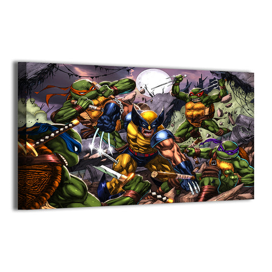 Berserker Brawl wall art 24x36 canvas