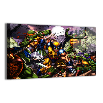 Berserker Brawl wall art 24x36 metal

