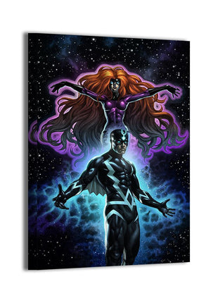 Black Bolt Wall Art | Inhumans Fan Art | Snapping Turtle Gallery - Snapping Turtle Gallery