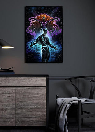 Black Bolt Wall Art | Inhumans Fan Art | Snapping Turtle Gallery - Snapping Turtle Gallery
