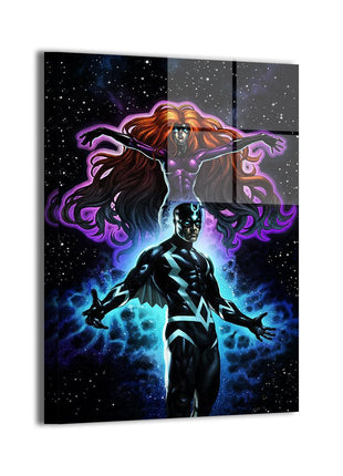 Black Bolt Wall Art | Inhumans Fan Art | Snapping Turtle Gallery - Snapping Turtle Gallery