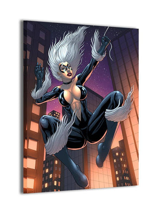 Black Cat Wall Art | Marvel Ultra-HD Acrylic, Metal & Canvas Print - Snapping Turtle Gallery