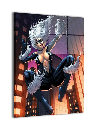 Black Cat Wall Art | Marvel Ultra-HD Acrylic, Metal & Canvas Print - Snapping Turtle Gallery