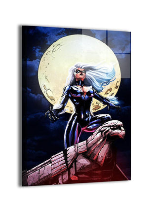 Black Cat Wall Art | Marvel Spider-Man Acrylic, Metal & Canvas Print - Snapping Turtle Gallery