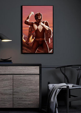 Black Ranger Wall Art | Power Rangers HD Acrylic, Metal & Canvas Print - Snapping Turtle Gallery