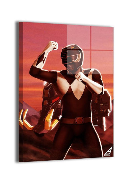 Black Ranger Wall Art | Power Rangers HD Acrylic, Metal & Canvas Print - Snapping Turtle Gallery