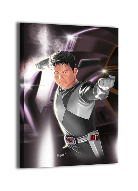 Black Ranger Wall Art | Shadow Strike Hero | Snapping Turtle Gallery - Snapping Turtle Gallery