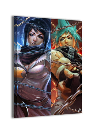 Black Star Tsubaki Art | Acrylic, Metal & Canvas [variant_option1] Print, Premium Wall Art by Snapping Turtle Gallery