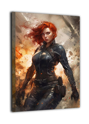 Black Widow Wall Art | Marvel Ultra-HD Acrylic, Metal & Canvas Print - Snapping Turtle Gallery