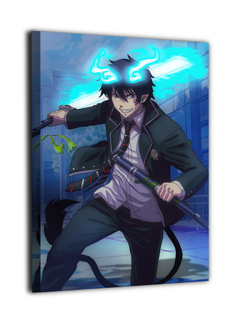 Rin Okumura Wall Art | Blue Exorcist Canvas, Metal & Acrylic Print - Snapping Turtle Gallery