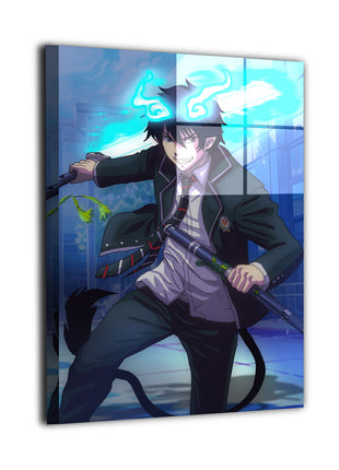 Rin Okumura Wall Art | Blue Exorcist Canvas, Metal & Acrylic Print - Snapping Turtle Gallery