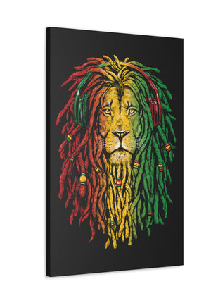 Bob Marley-Inspired Lion Wall Art – Reggae-Style Print | STG Collection [variant_option1] Print, Premium Wall Art by Snapping Turtle Gallery