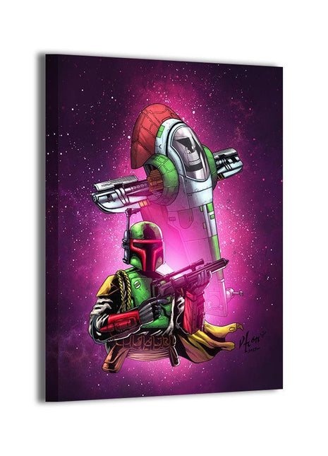 Boba Fett Wall Art | Star Wars Fan Art | Snapping Turtle Gallery - Snapping Turtle Gallery