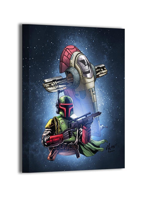 Boba Fett Wall Art | Star Wars Fan Art | Snapping Turtle Gallery - Snapping Turtle Gallery
