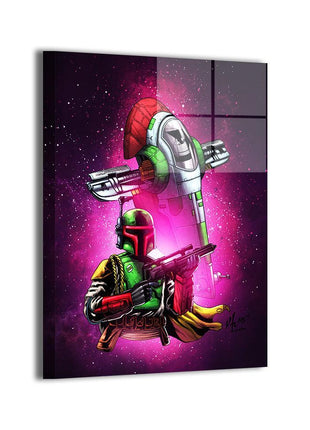Boba Fett Wall Art | Star Wars Fan Art | Snapping Turtle Gallery - Snapping Turtle Gallery