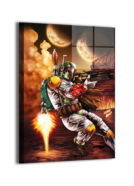 Boba Fett Wall Art | Star Wars Fan Art | Snapping Turtle Gallery [variant_option1] Print, Premium Wall Art by Snapping Turtle Gallery