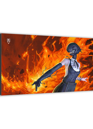 Reze Bomb Devil Wall Art | Chainsaw Man Acrylic, Metal & Canvas Print - Snapping Turtle Gallery