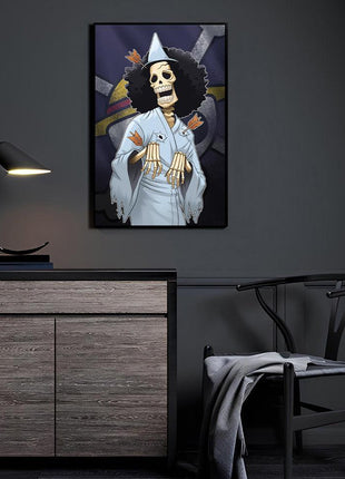 Brook Wall Art | One Piece Acrylic, Metal & Canvas - Snapping Turtle Gallery