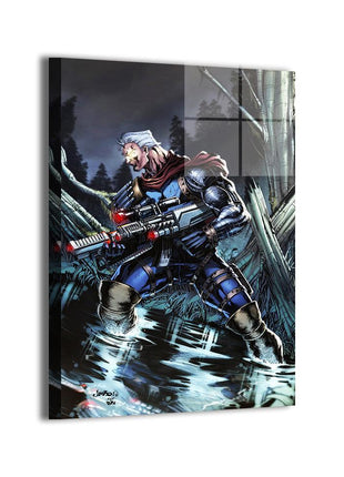 Cable Wall Art | Marvel Fan Art | Snapping Turtle Gallery [variant_option1] Print, Premium Wall Art by Snapping Turtle Gallery