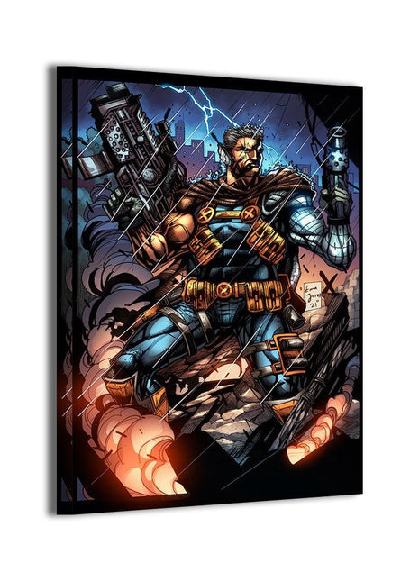 Cable Wall Art | Marvel X-Men HD Acrylic, Metal & Gallery Canvas Print - Snapping Turtle Gallery