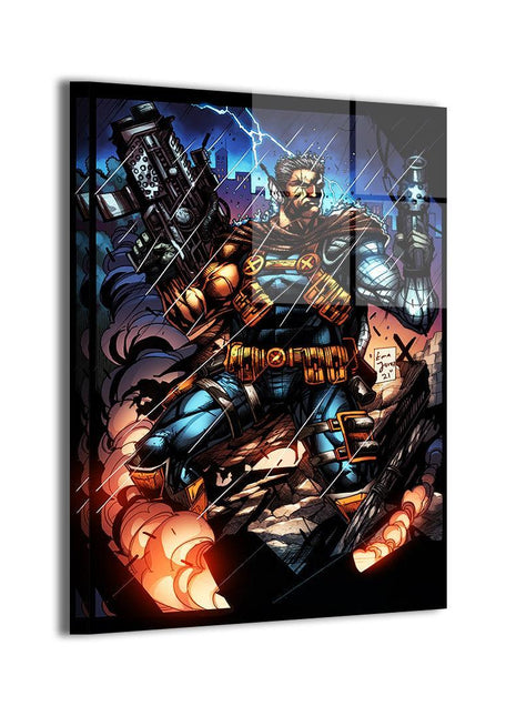 Cable Wall Art | Marvel X-Men HD Acrylic, Metal & Gallery Canvas Print - Snapping Turtle Gallery