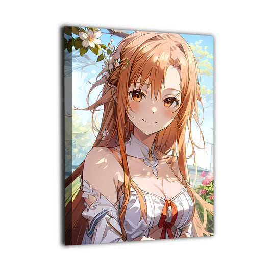 Elf blade Serenity Canvas Print — Asuna Yuuki (Alfheim Online), artwork by Hikari Harmony; gallery-wrapped, ready to hang.