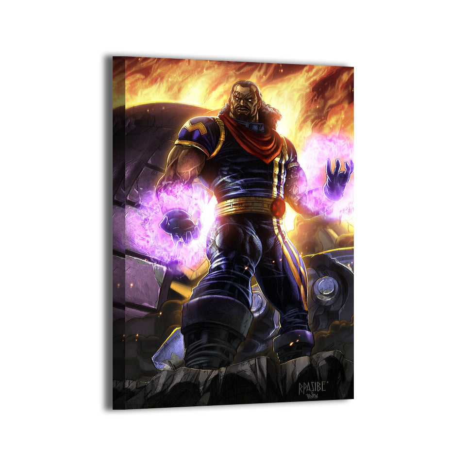 Bishop by Ryan Pasibe, colors by Brian Valeza; gallery-wrapped, ready to hang.