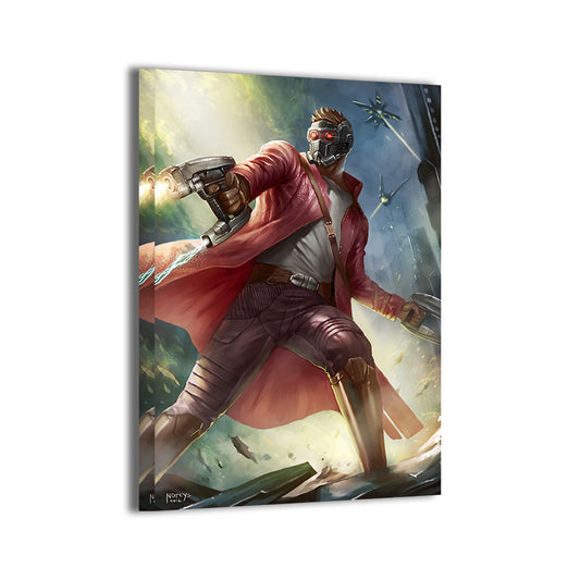 star-lord by nopeys; gallery-wrapped canvas, ready to hang.