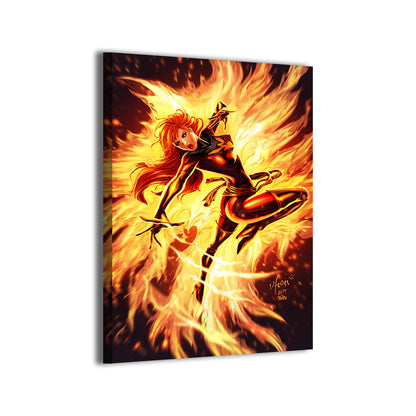 Dark Phoenix (Jean Grey) by Vhon Remot on gallery-wrapped canvas.