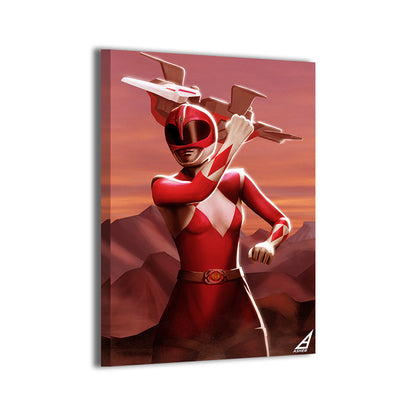 Pink Ranger by Ben Asher; gallery-wrapped, ready to hang.
