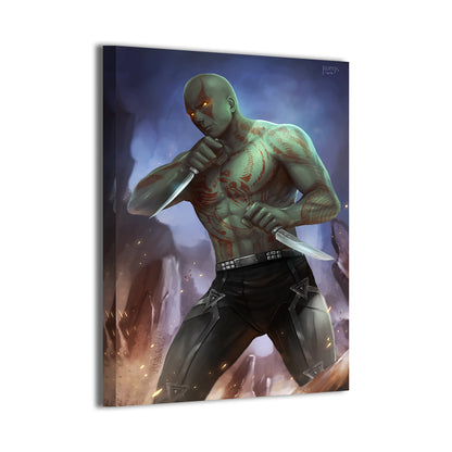 drax by nopeys; gallery-wrapped canvas, ready to hang.