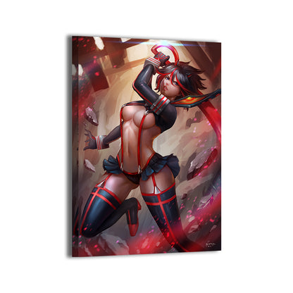 ryuko matoi by nopeys; gallery-wrapped canvas, ready to hang.