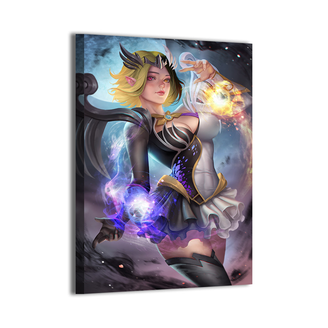 lunox by nopeys; gallery-wrapped canvas, ready to hang.